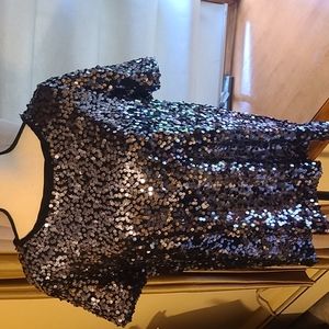SALE! Sequin short sleeve shirt